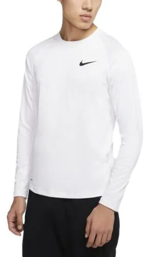 Men's Pro Long Sleeve Top (100 - White/Black)