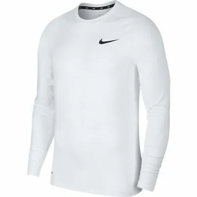 Men's Pro Long Sleeve Top (100 - White/Black)