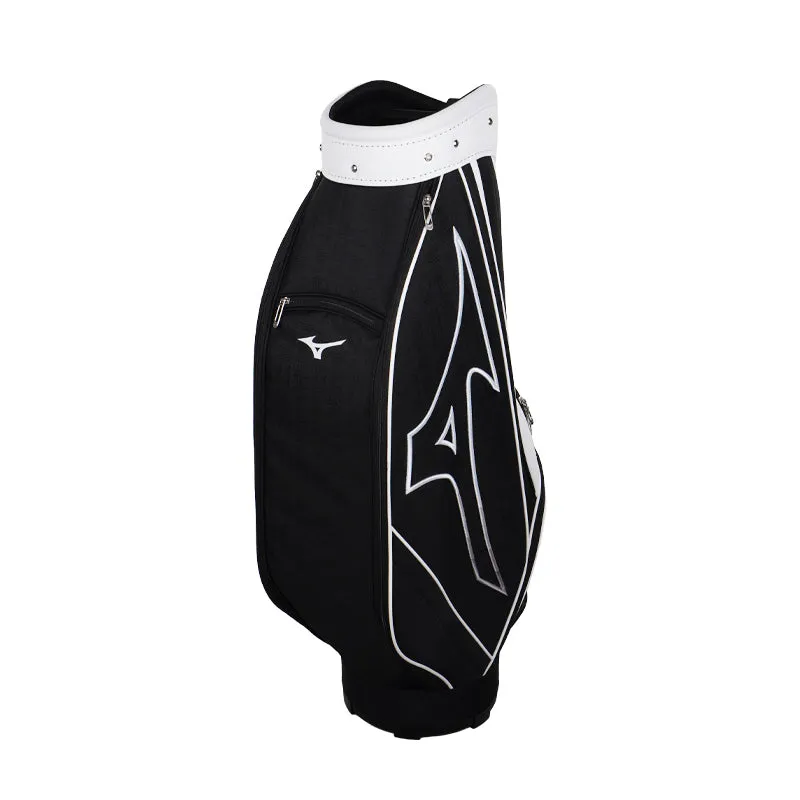 MIZUNO 9" NX 6 Cart Bag (White/Black)