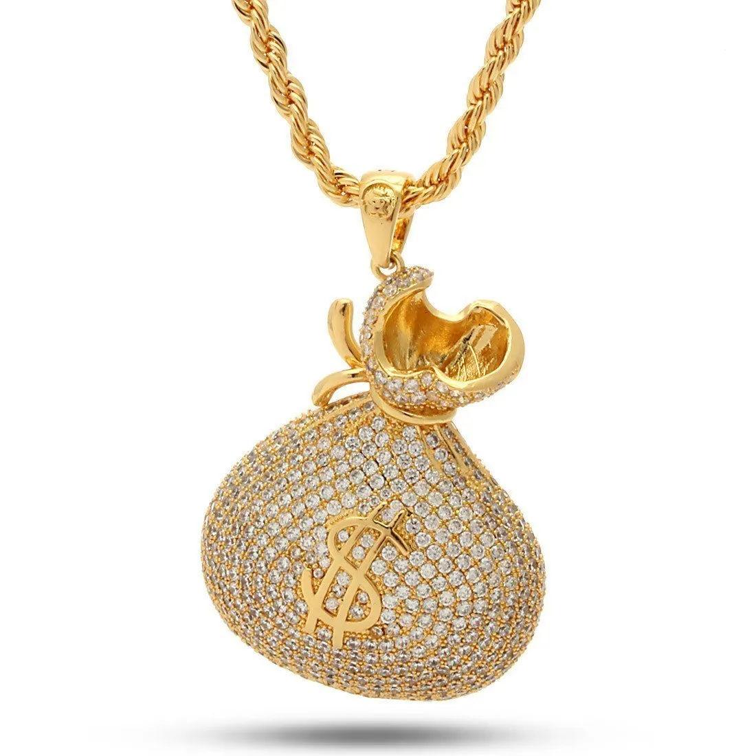 Money Bag Necklace - Designed by Snoop Dogg x King Ice