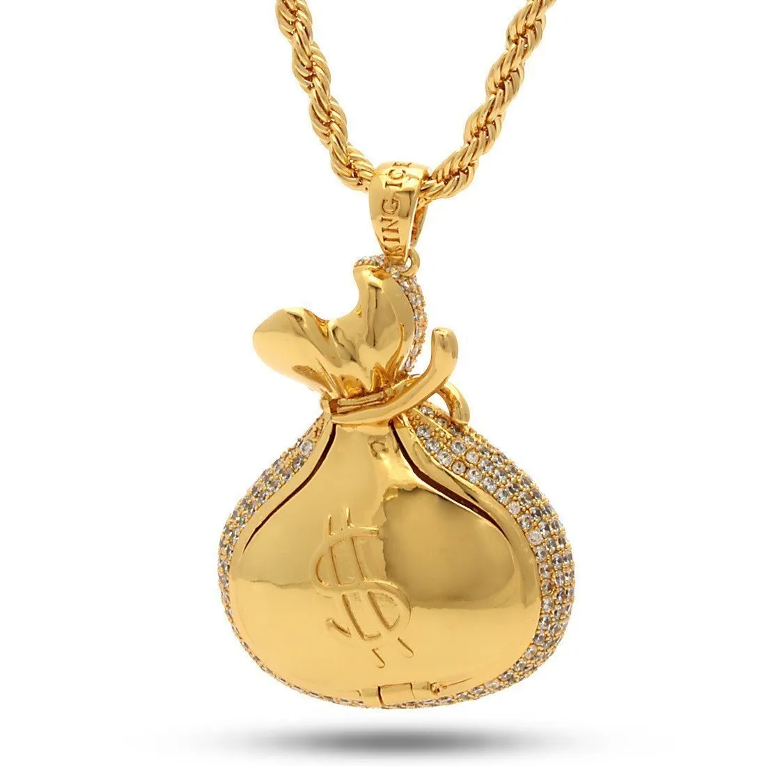 Money Bag Necklace - Designed by Snoop Dogg x King Ice