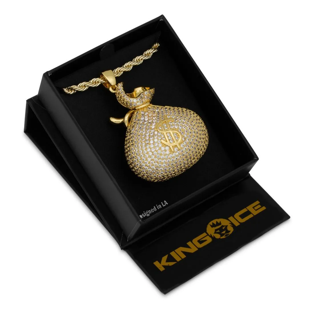 Money Bag Necklace - Designed by Snoop Dogg x King Ice