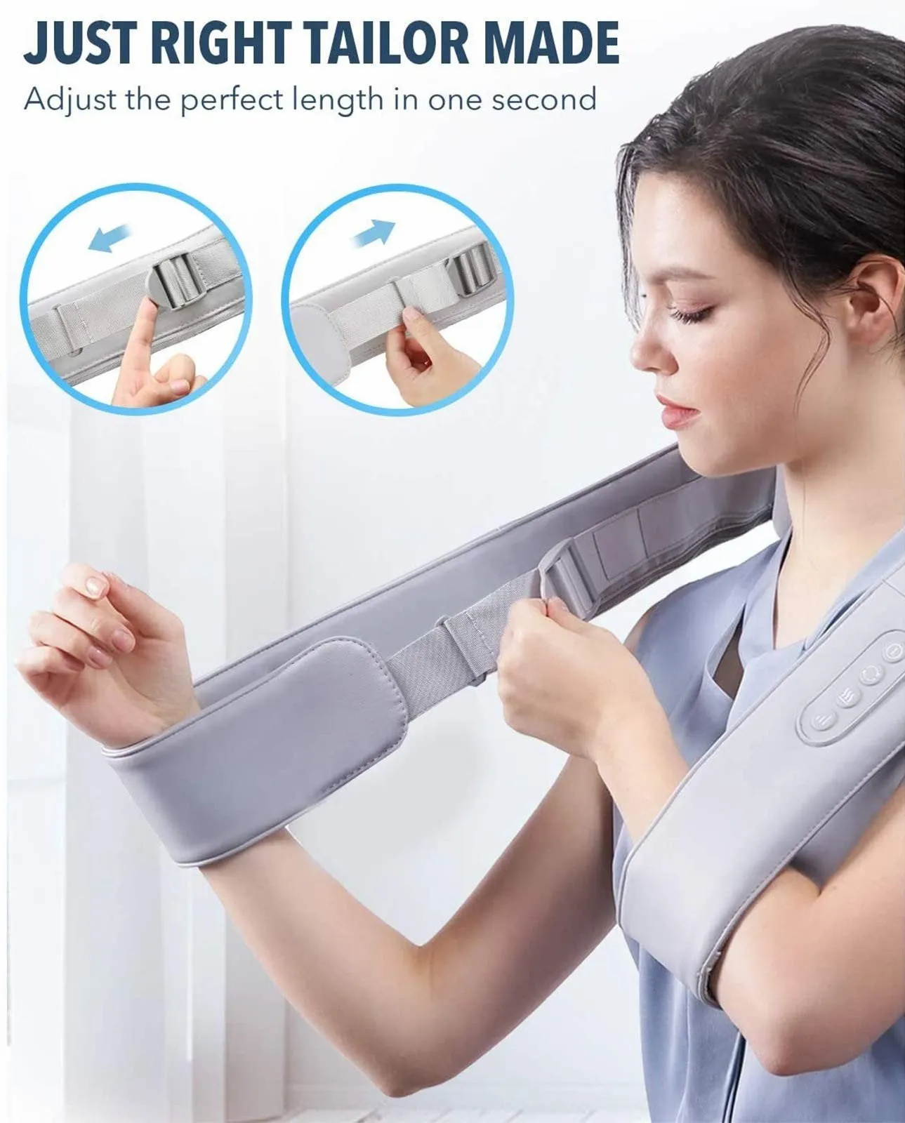 NAIPO oCuddle™ Shoulder Massager with Adjustable Heat and Straps