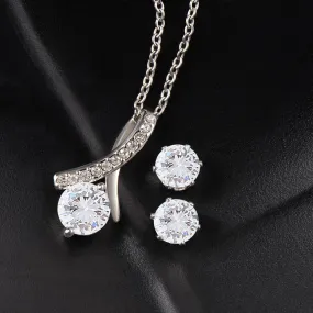 Necklace and Cubic Zirconia Alluring Gift Set for the love in your life.