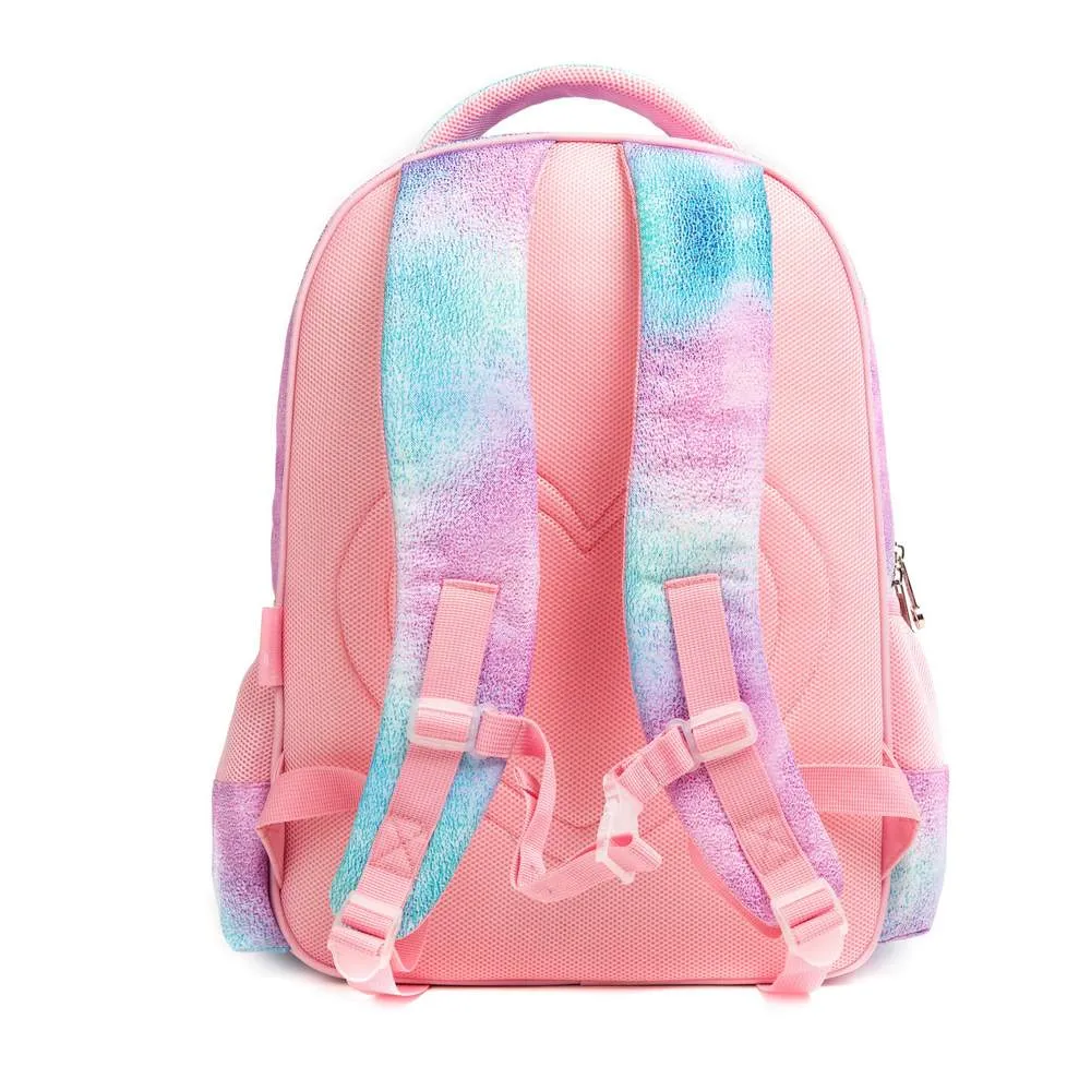 (NET) Unicorn Backpack Glitter Sequin Bookbag With Lunch Box Set Of 3 Pcs