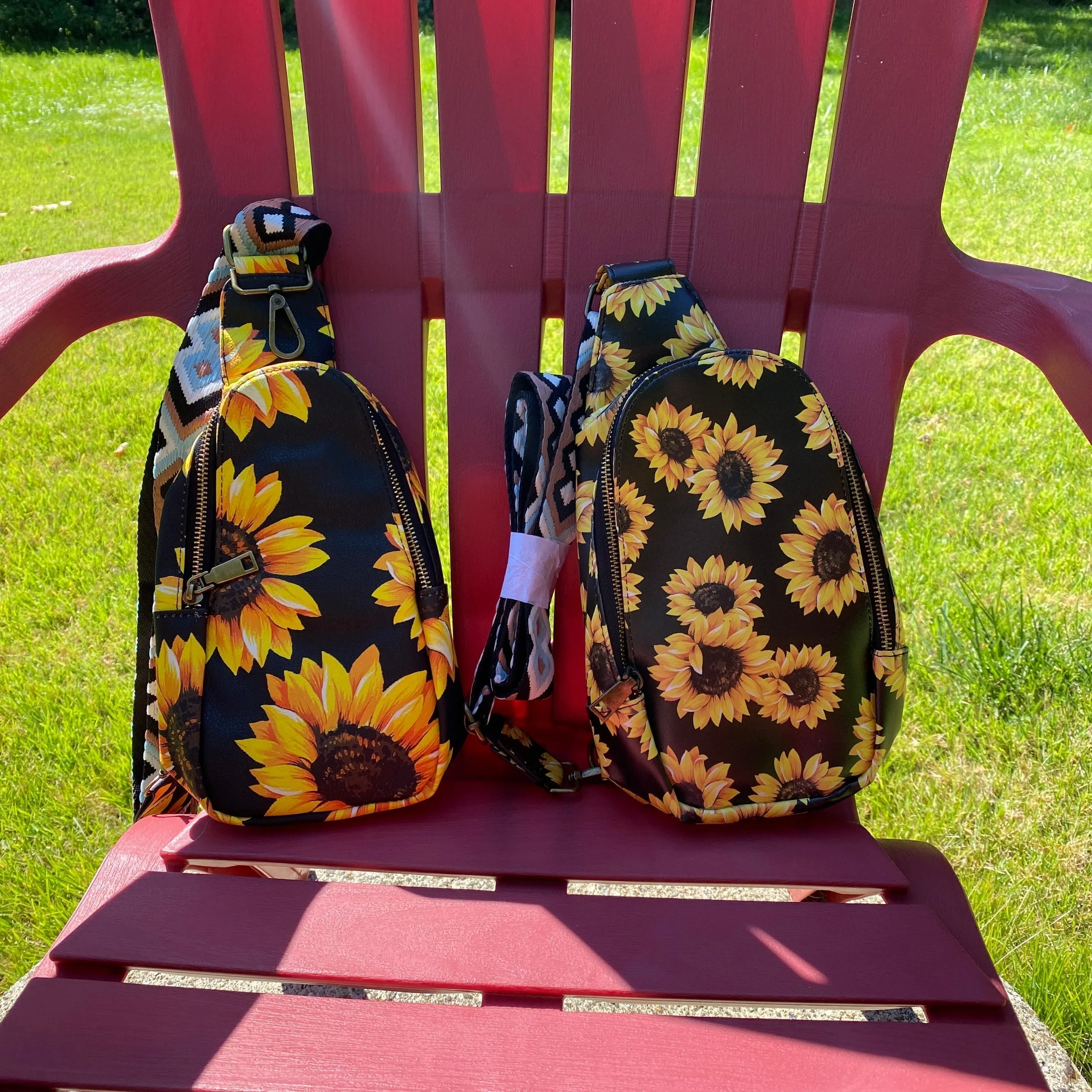 *NEW Sling Crossbody - Sunflowers