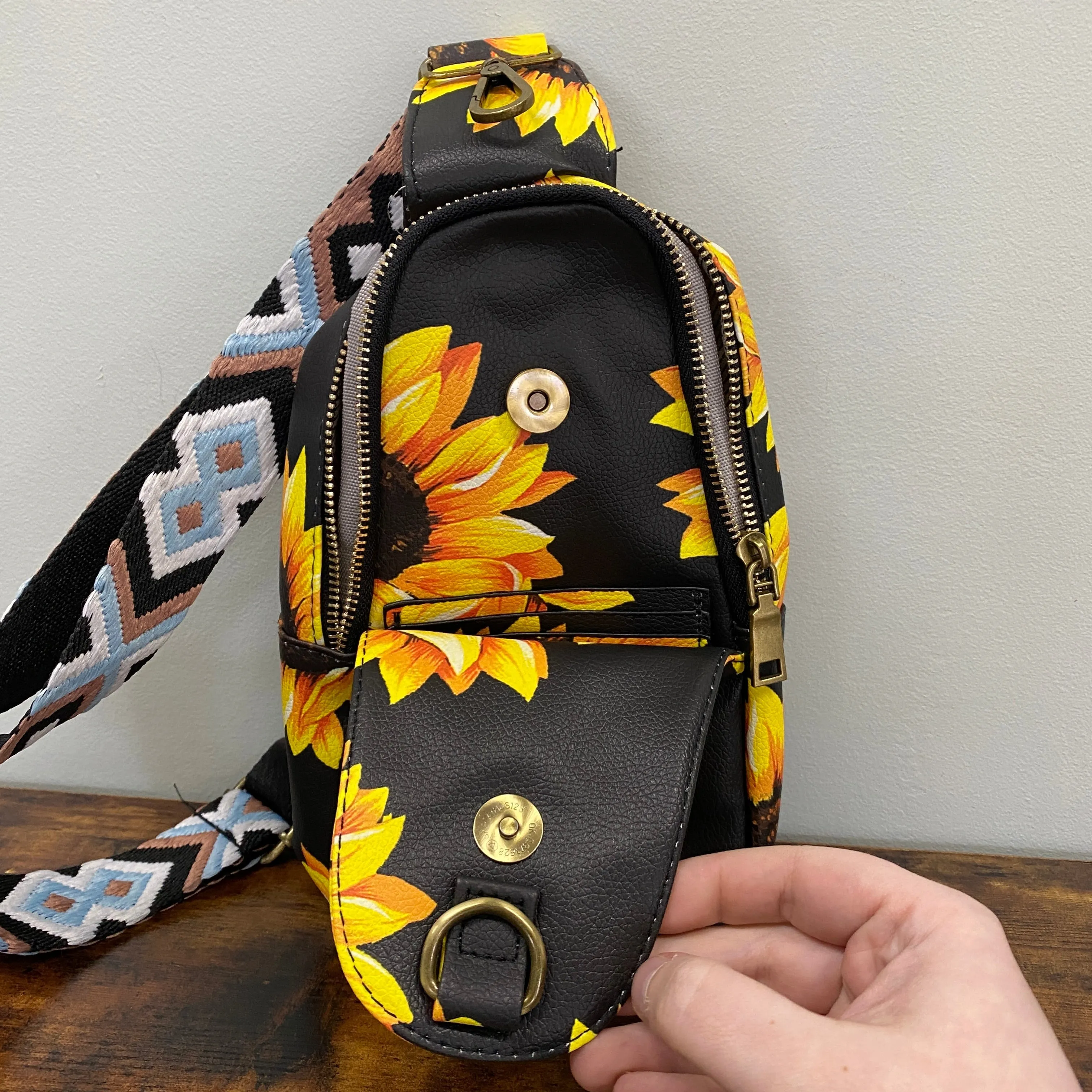 *NEW Sling Crossbody - Sunflowers