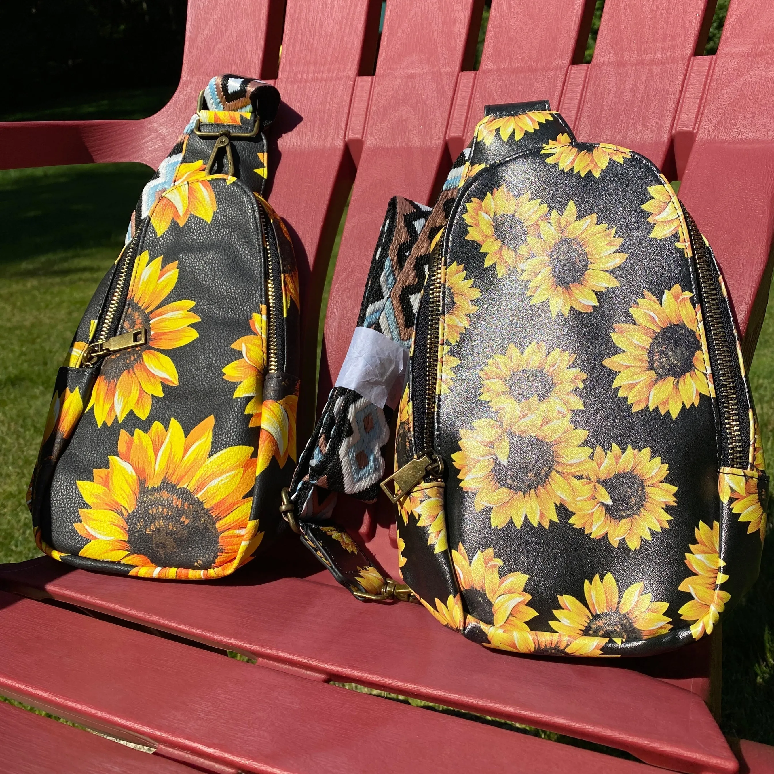 *NEW Sling Crossbody - Sunflowers