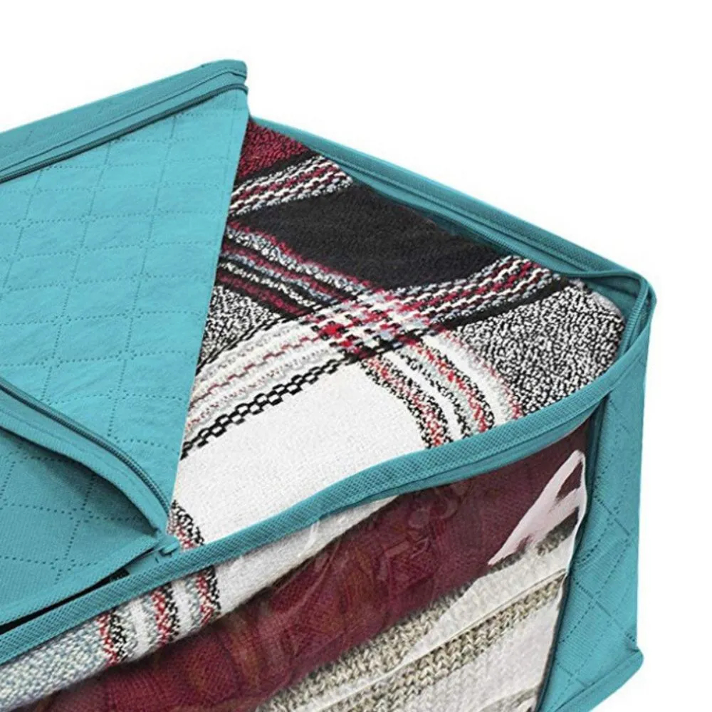 「❉New Year - 40% Off」Clear Window Foldable Storage Bag (19.3'' x 14.2'' x 8.3'')