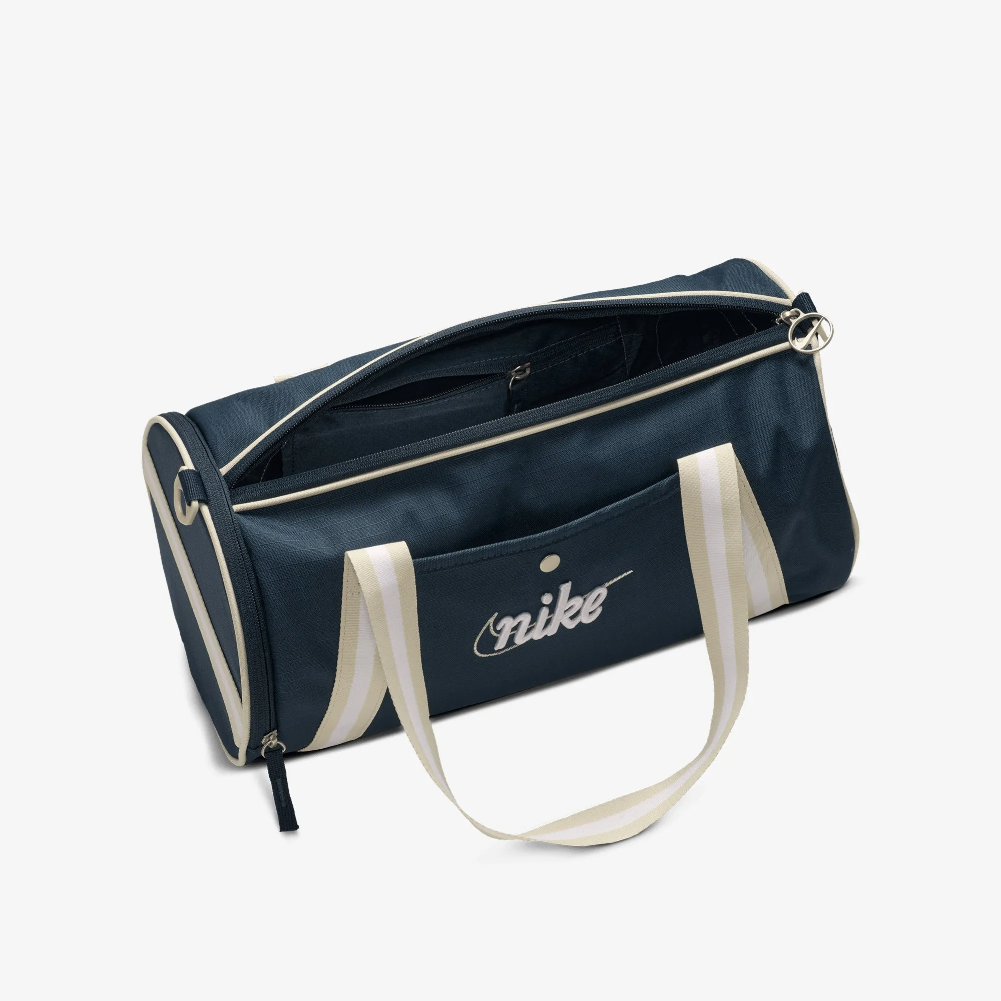 NIKE | HERITAGE RETRO DUFFEL BAG (13L) { ARMORY NAVY/SEA GLASS/SEA GLASS