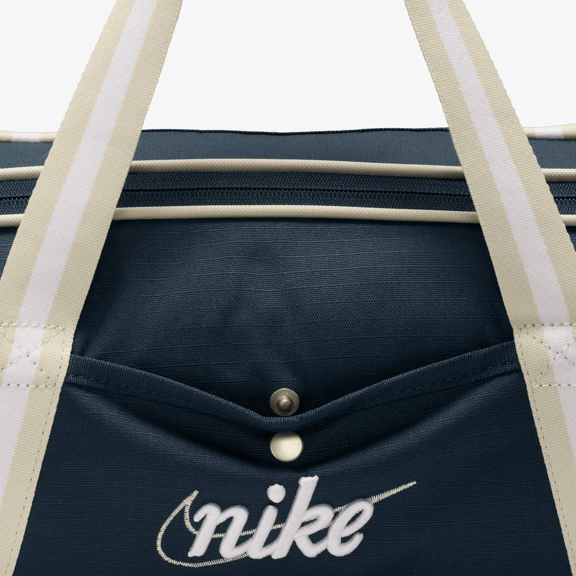 NIKE | HERITAGE RETRO DUFFEL BAG (13L) { ARMORY NAVY/SEA GLASS/SEA GLASS