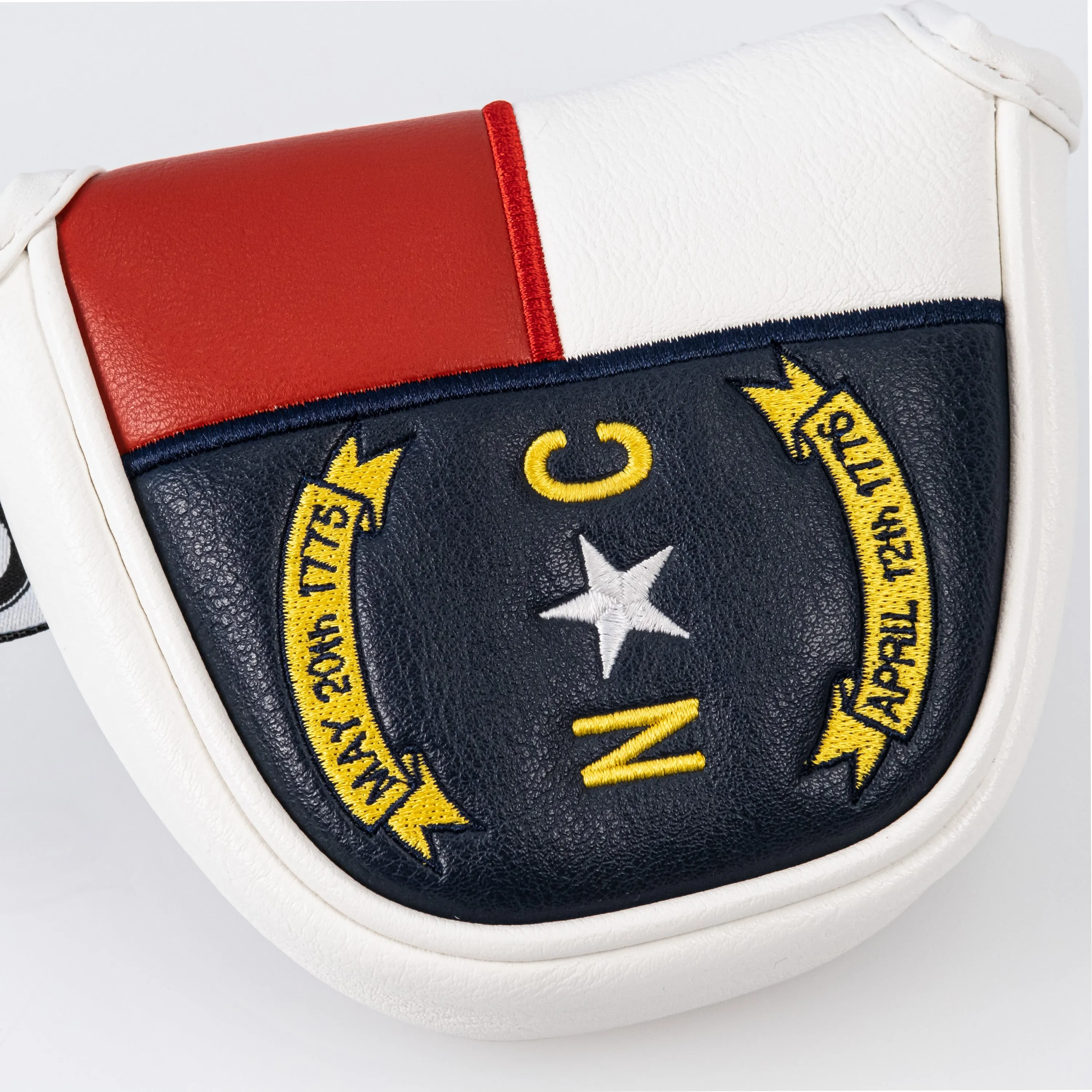 North Carolina State Flag - Mallet Putter Cover