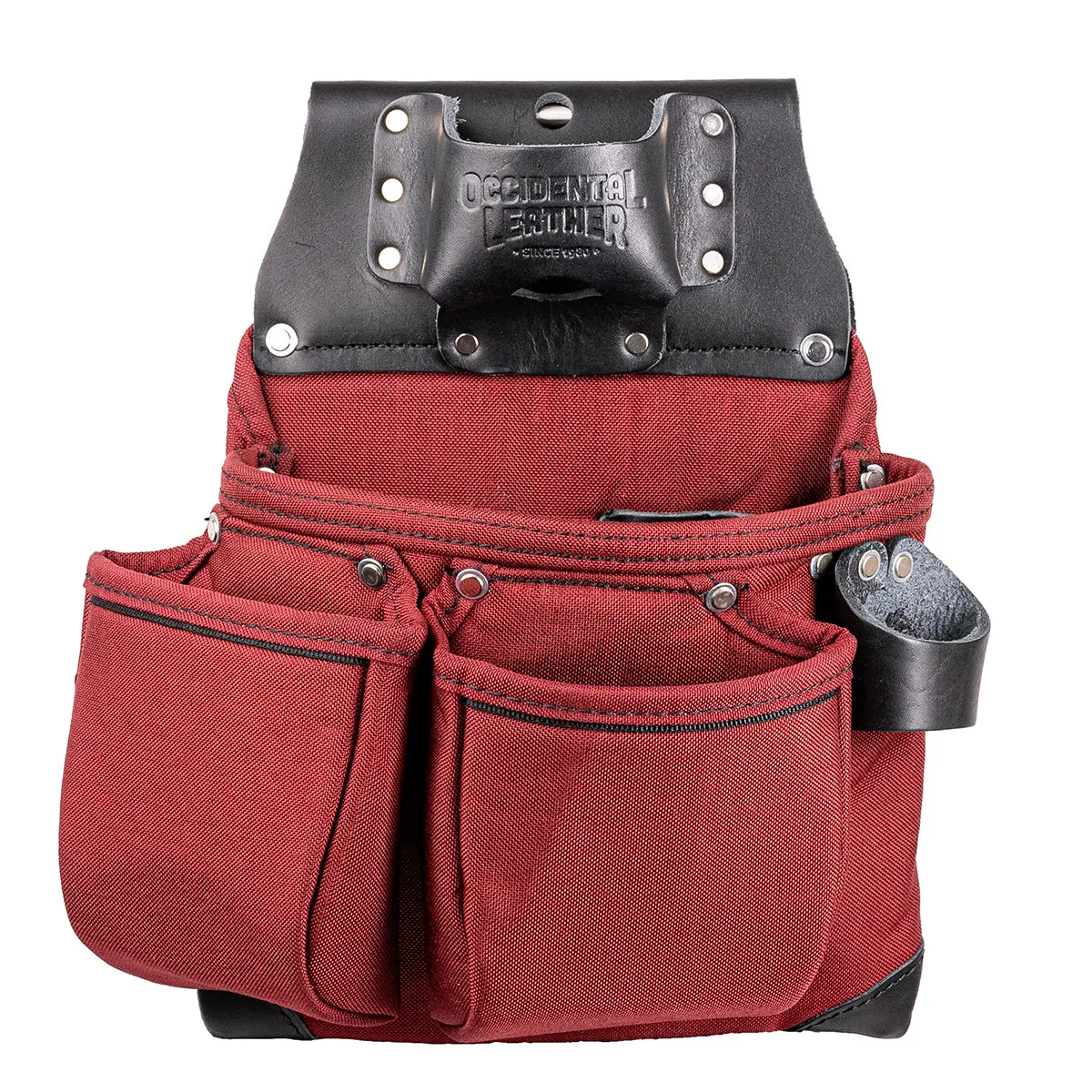 Occidental Leather R8018DB OxyLights™ 3 Pouch Tool Bag - Red & Black