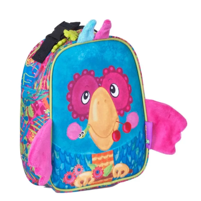 Okiedog Wildpack Junior Lunch Bag Parrot