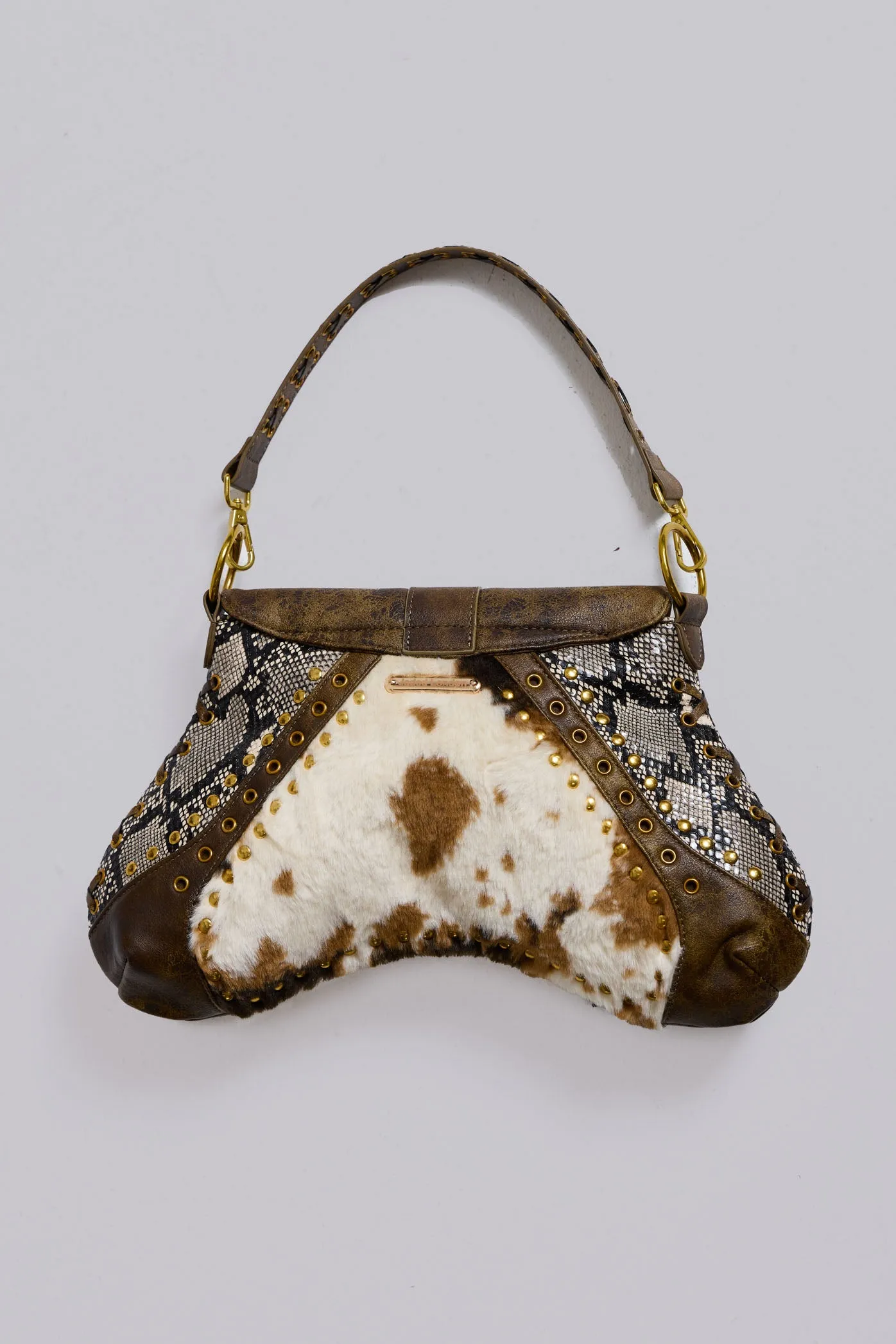 Ophidian Cow Shoulder Bag