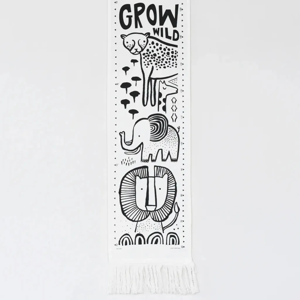 Organic Cotton Canvas Growth Chart