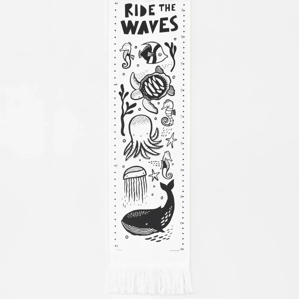 Organic Cotton Canvas Growth Chart