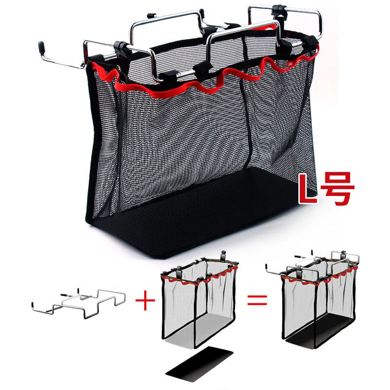 Outdoor Camping Wire Storage Grid Portable Storage Bag Picnic Table Barbecue Tool Kit Kitchen Debris Net Set