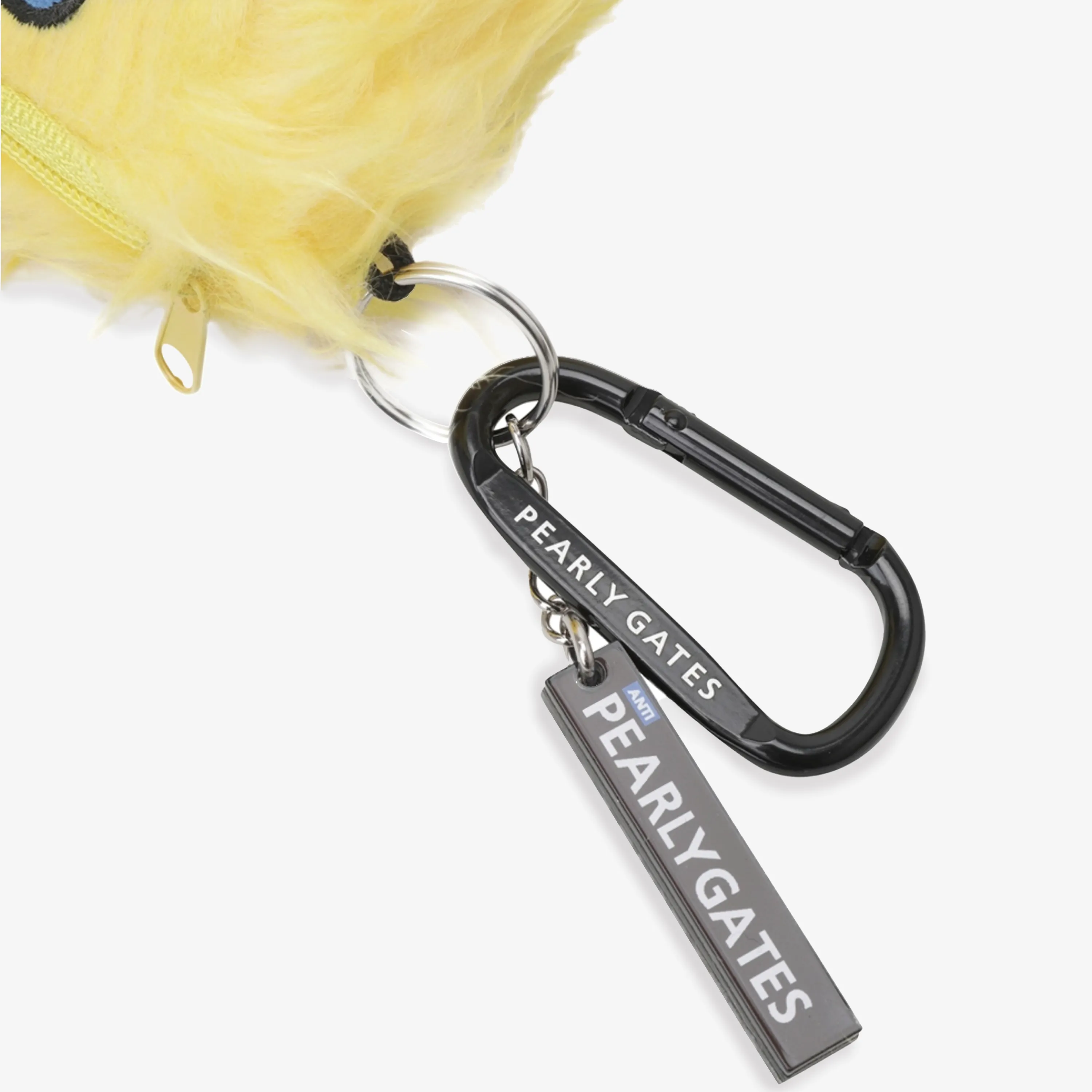 Pearly Gates Fur Carabiner Mini Pouch