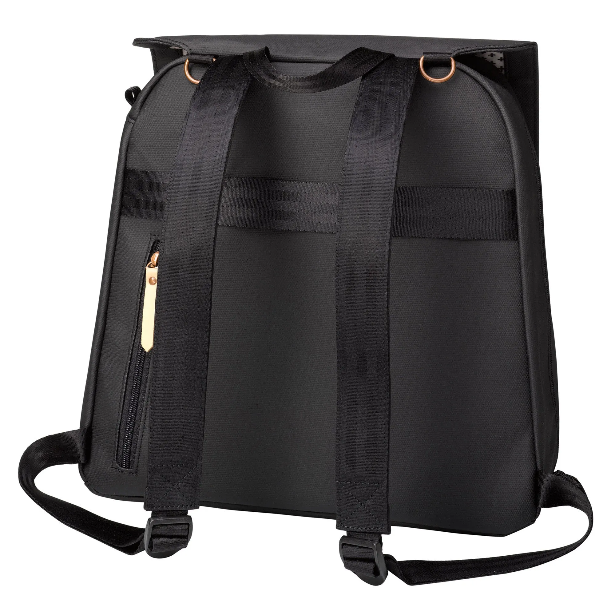 Petunia Pickle Bottom- Meta Backpack: Black matte Canvas