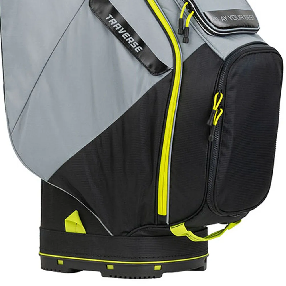 Ping Traverse Cart Bag - Black/Iron/Neon Yellow