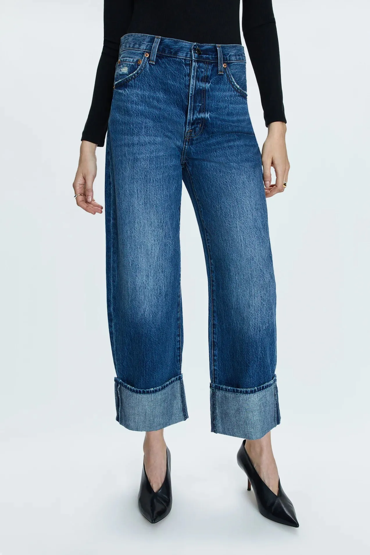 PISTOLA - RYDER HIGH RISE CUFFED STRAIGHT JEAN FULTON