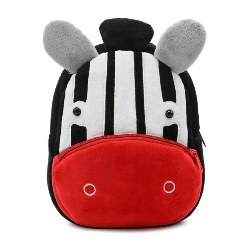 Plush Cartoon Shape Backpack For Kids