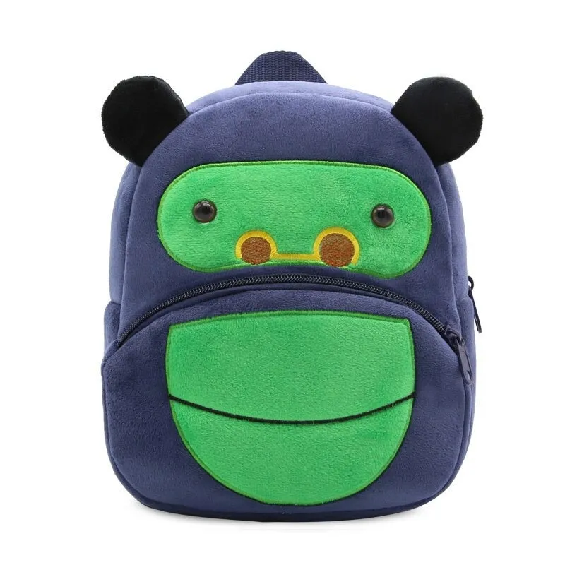 Plush Cartoon Shape Backpack For Kids