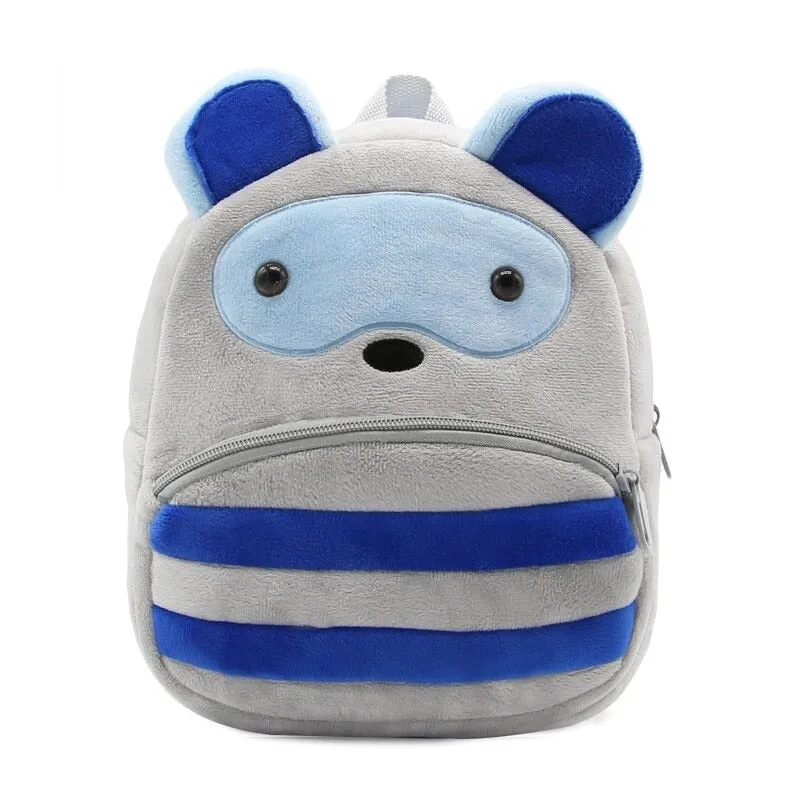 Plush Cartoon Shape Backpack For Kids