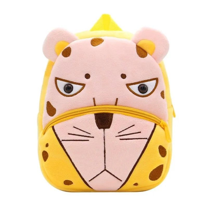 Plush Cartoon Shape Backpack For Kids