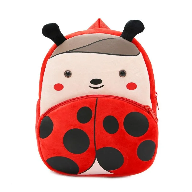 Plush Cartoon Shape Backpack For Kids