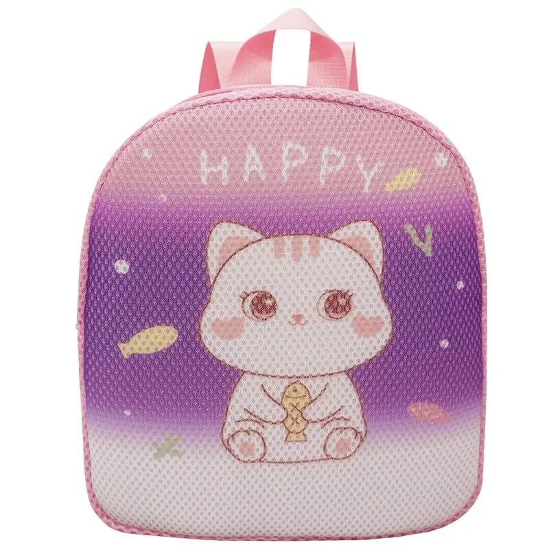 Plush Cartoon Shape Backpack For Kids