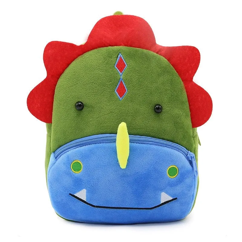 Plush Cartoon Shape Backpack For Kids