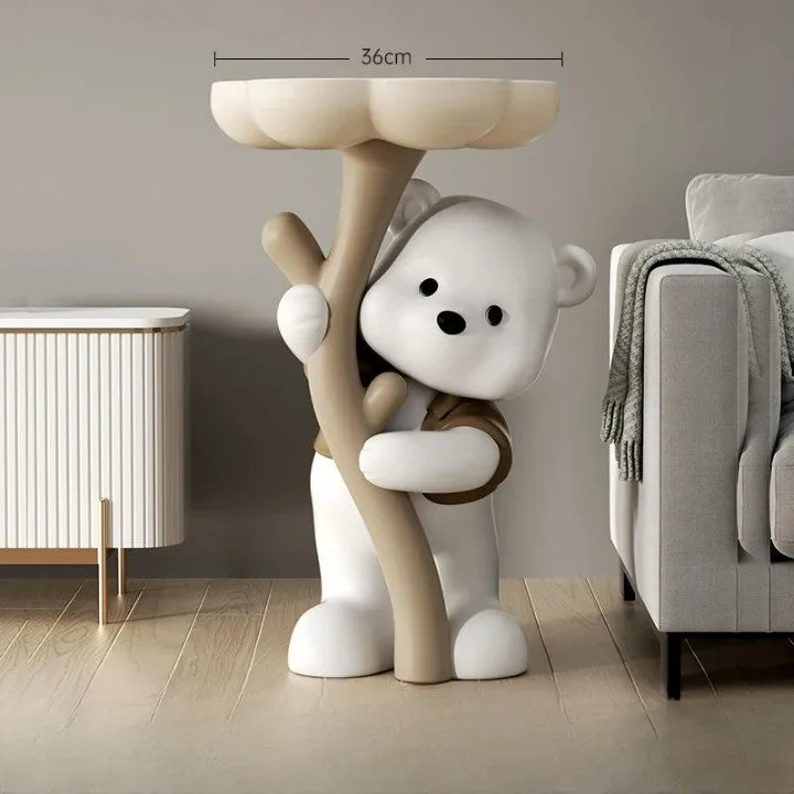 Polar Paw Sculptural Modern Side Table