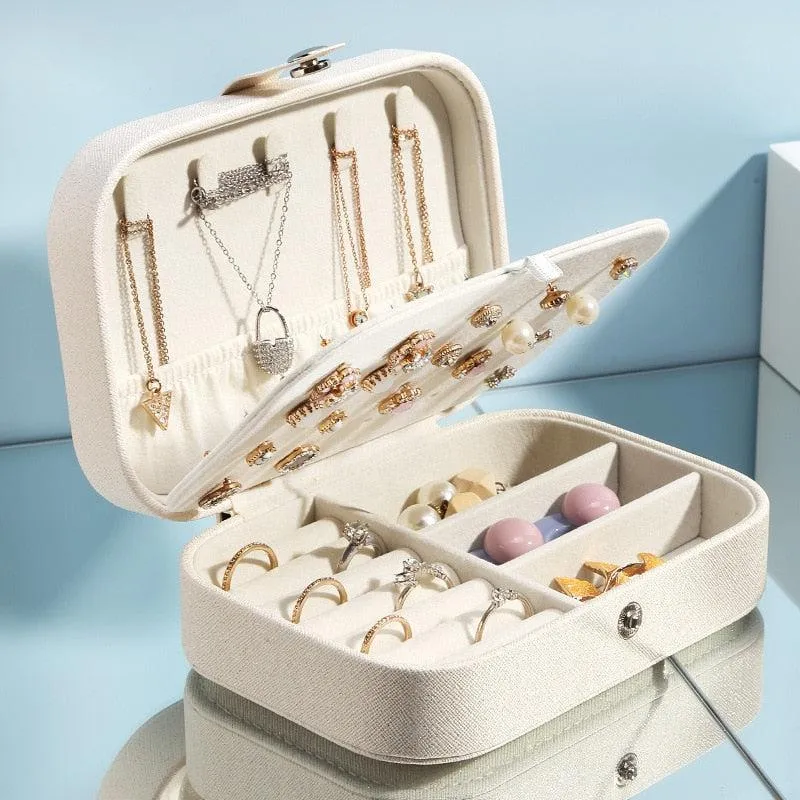 Portable Layered Jewelry Organizer