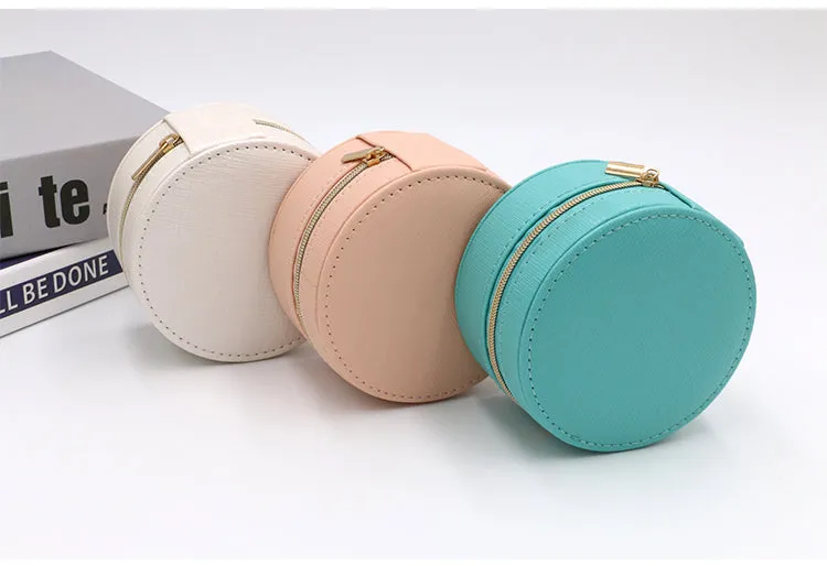 Portable Round Jewellery Organizer