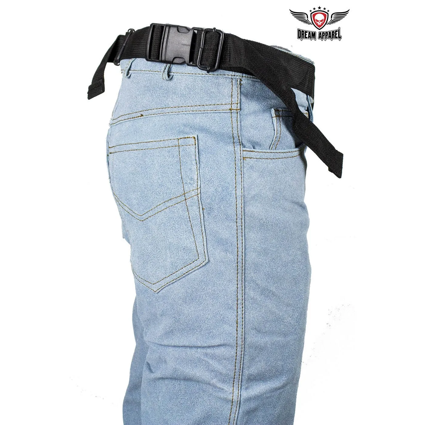 Premier Black Leather Multi Pocket Thigh Bags with Gun Pocket