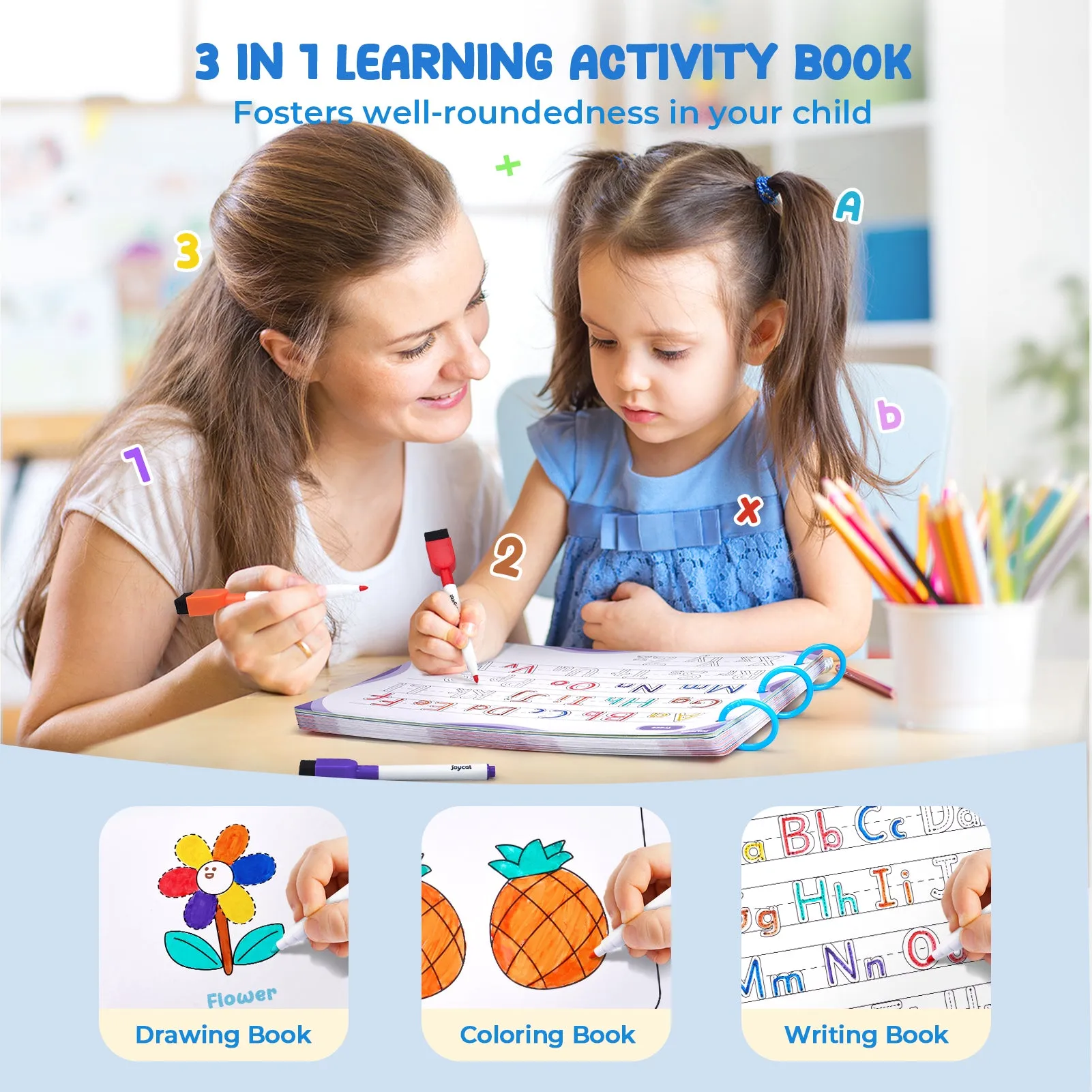 Preschool Learning Activities Handwriting Practice Book