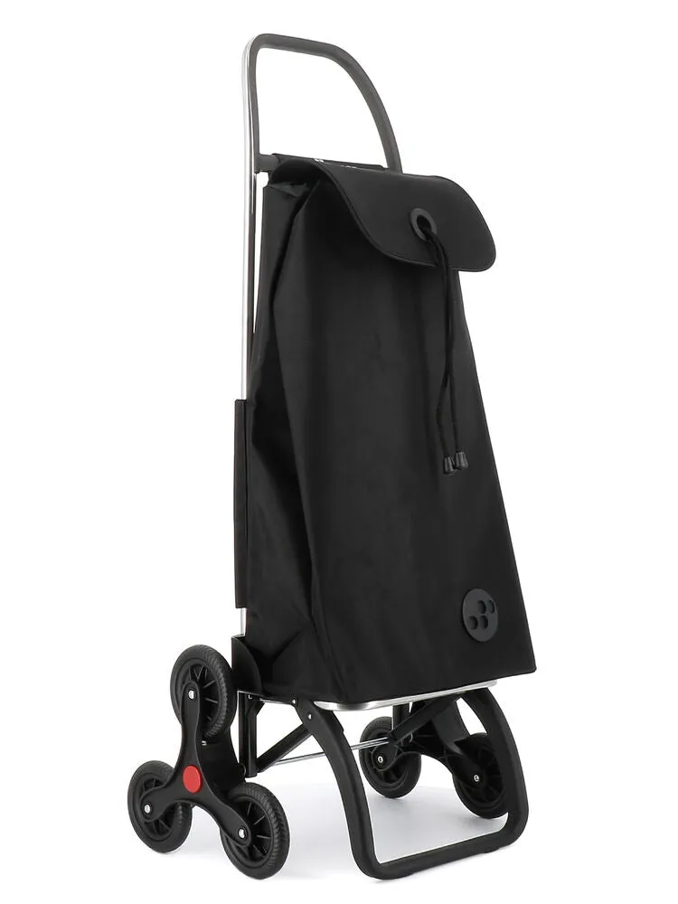 Rolser I-Max MF 6 Wheel Stair Climber Trolley-Black