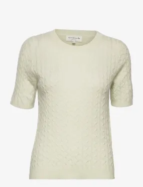 ROSEMUNDE S/S PATTERNED KNIT | Ivory