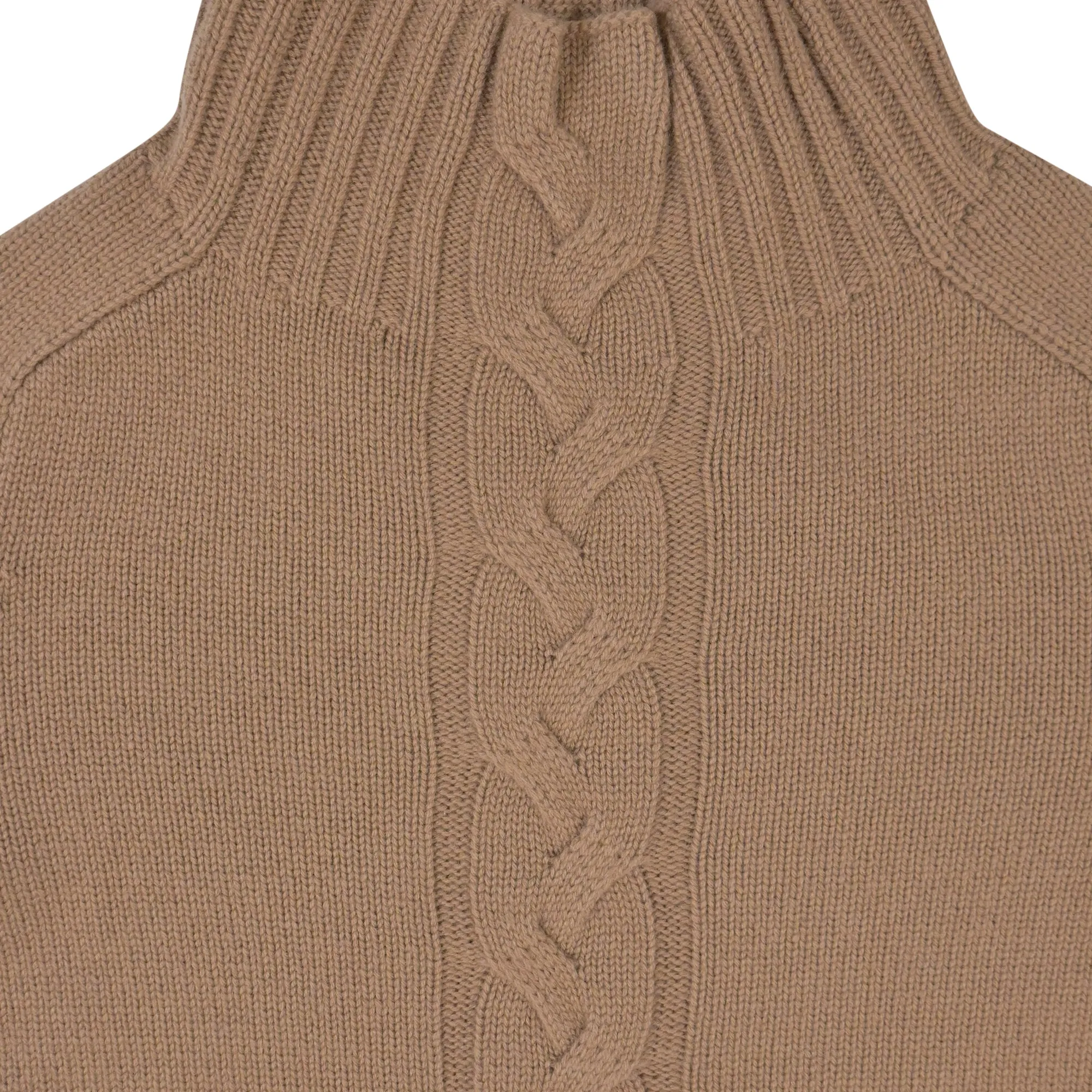 'S Max Mara Chestnut Oceania Sweater in Beige Wool