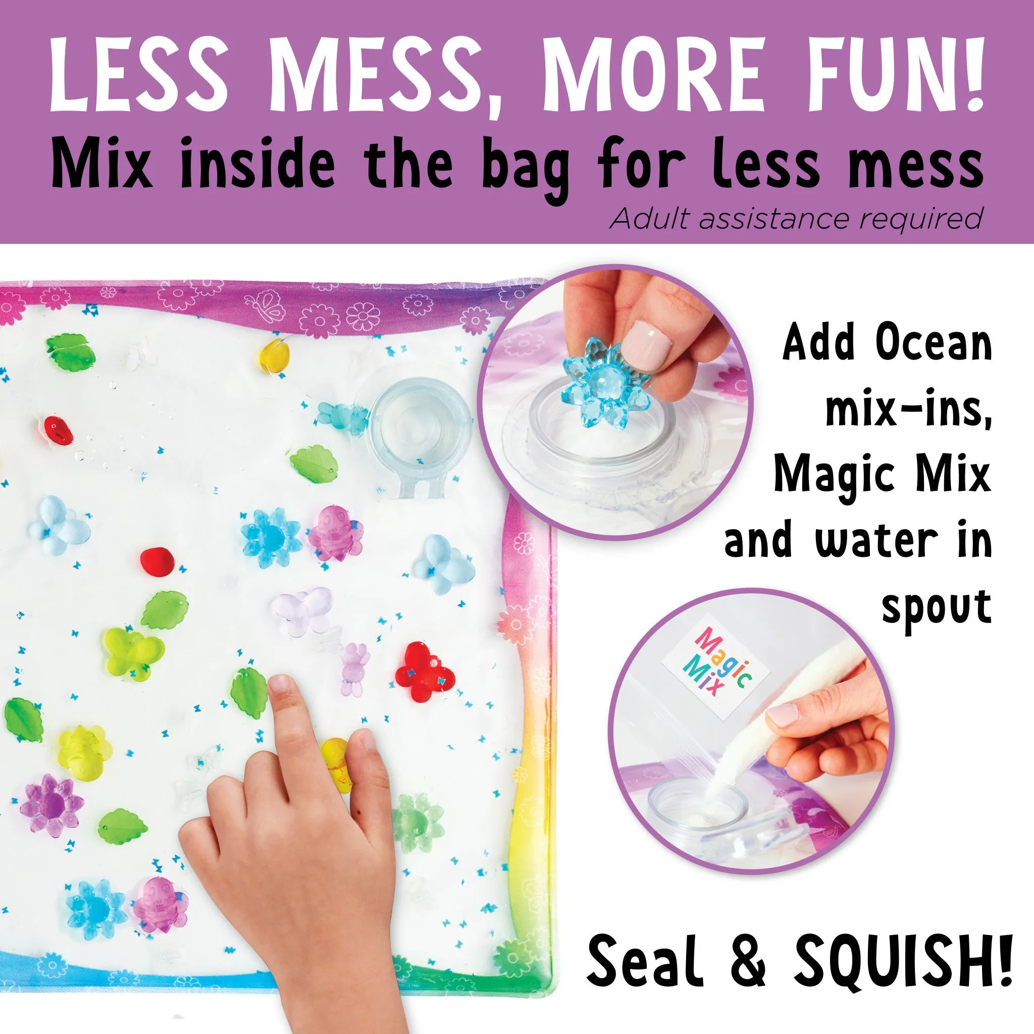 Sensory Squish Bag Butterfly Garden - #6404000