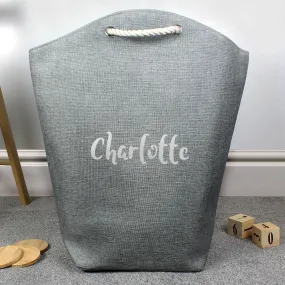 Silver Name Storage Bag - Personalised