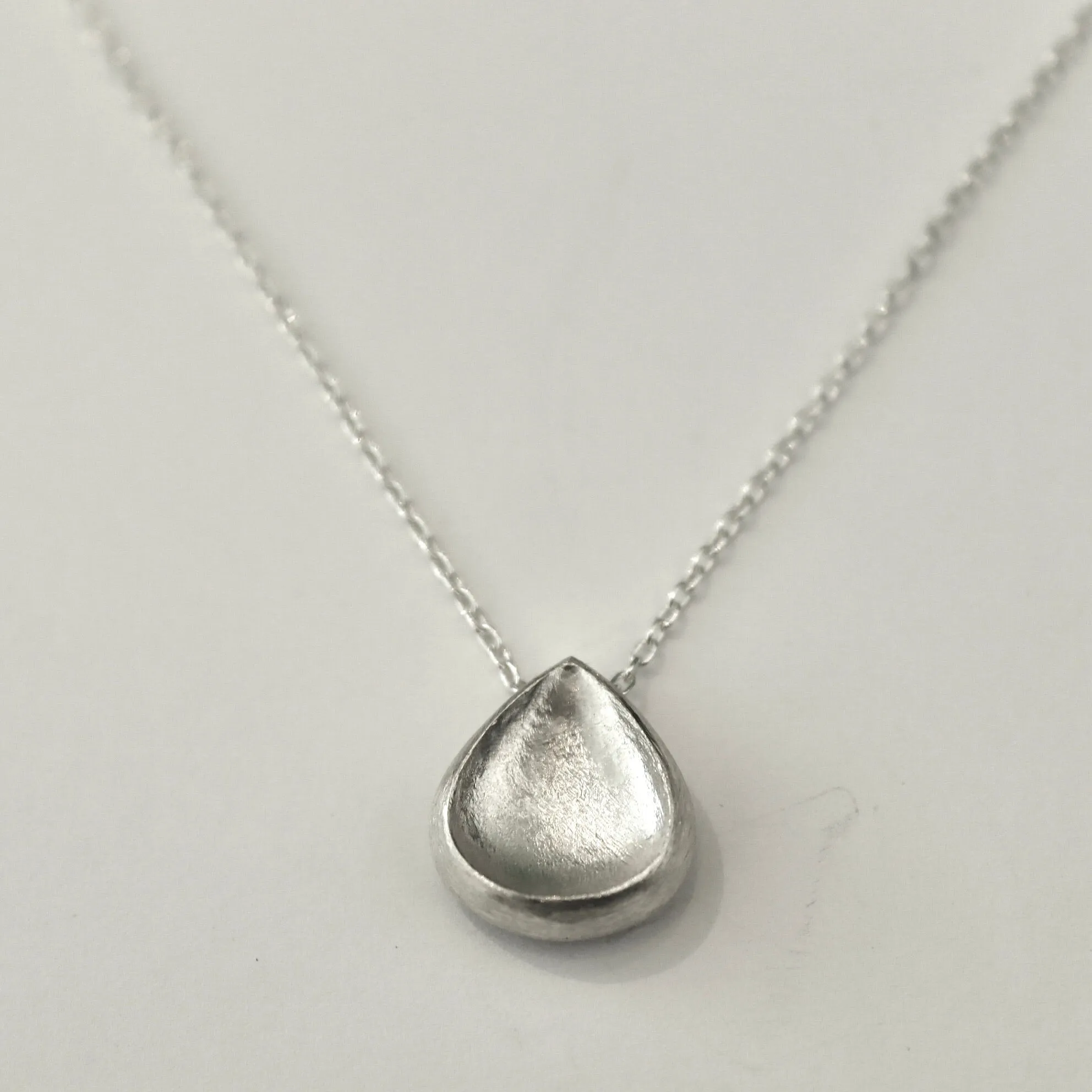 Silver Teardrop Pendant