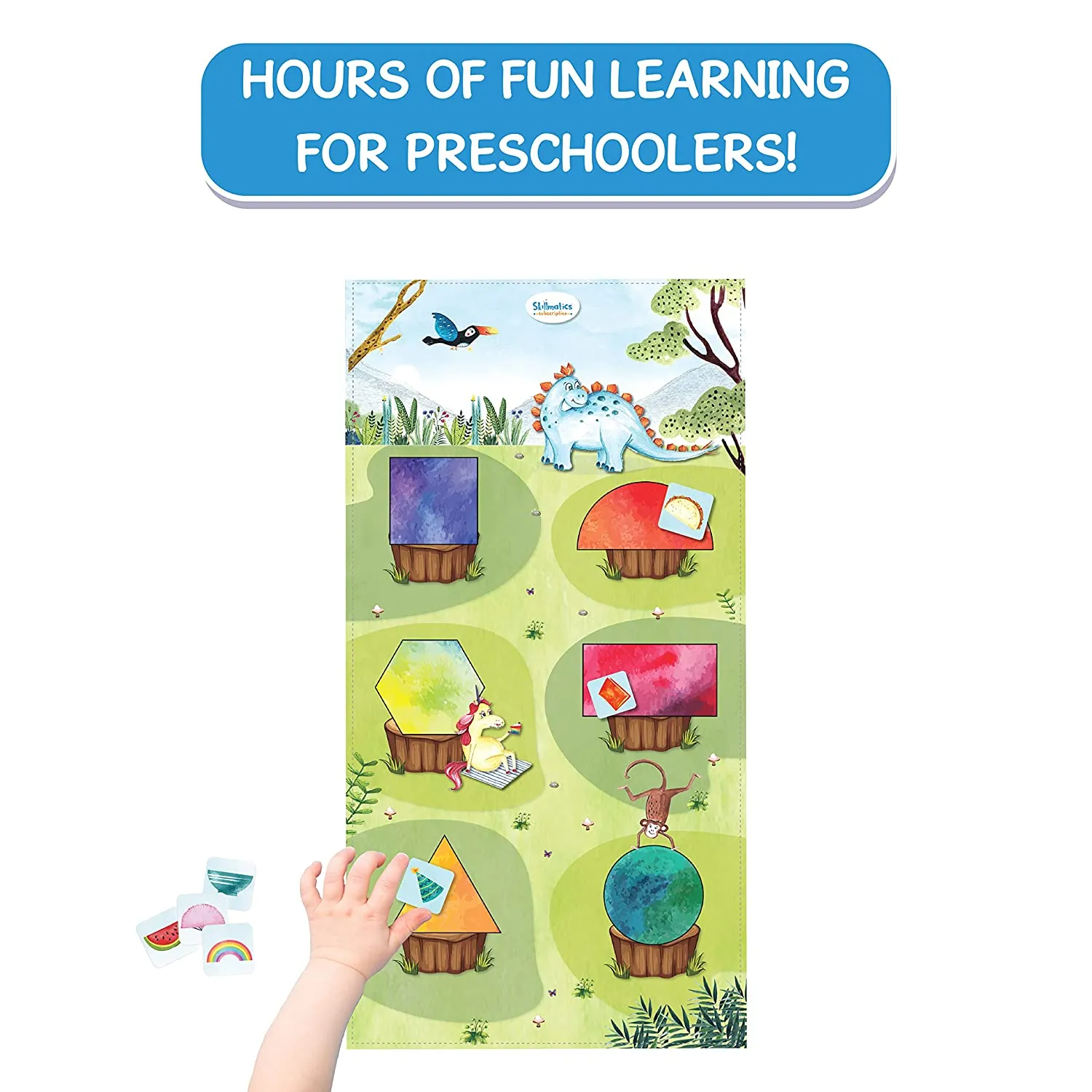 Skillmatics Preschool : Garden of Shapes - Educational Game for Kids Ages 3-6 Years