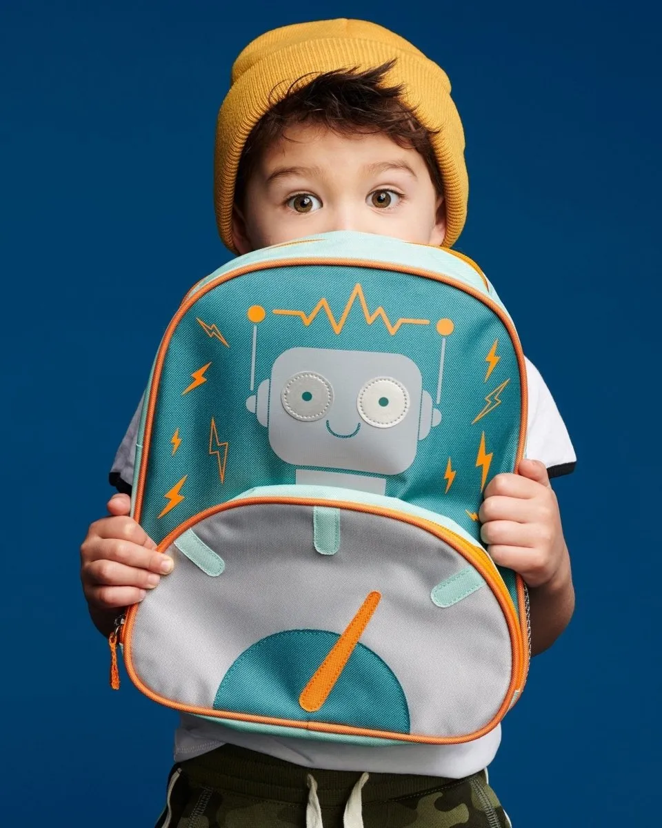 Skip Hop Spark Style Little Kid Backpack - Robot