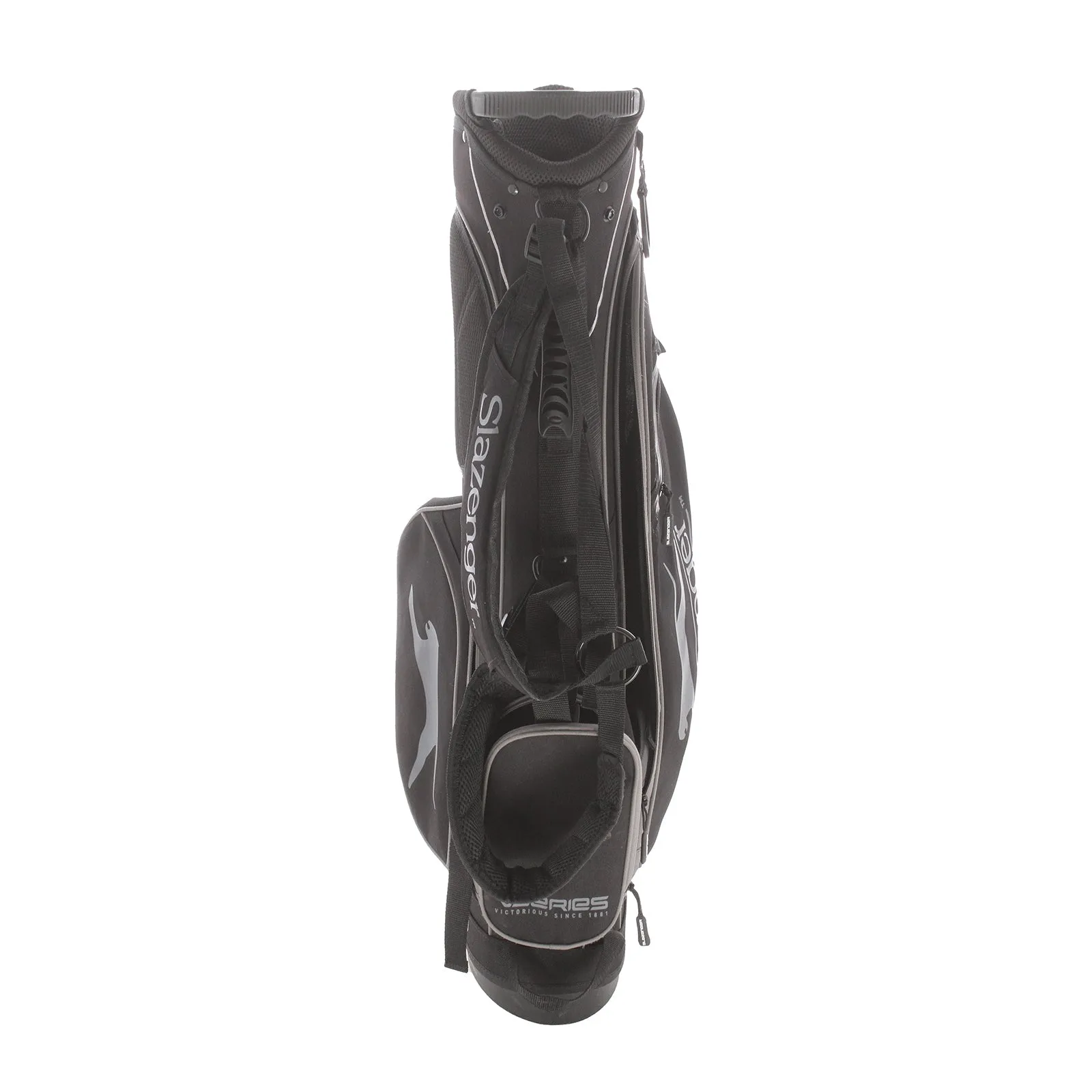 Slazenger Stand Bag - Black/Grey