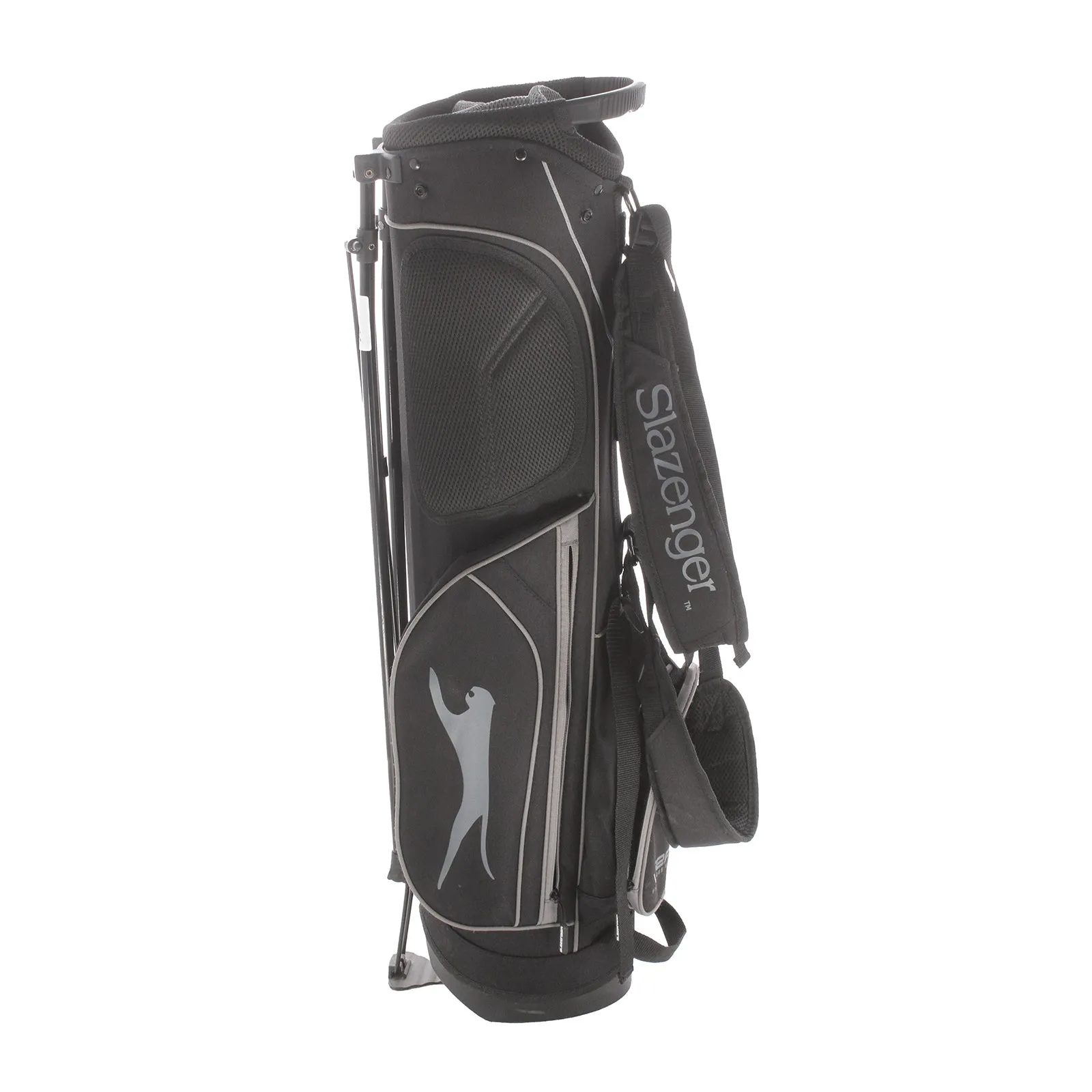 Slazenger Stand Bag - Black/Grey