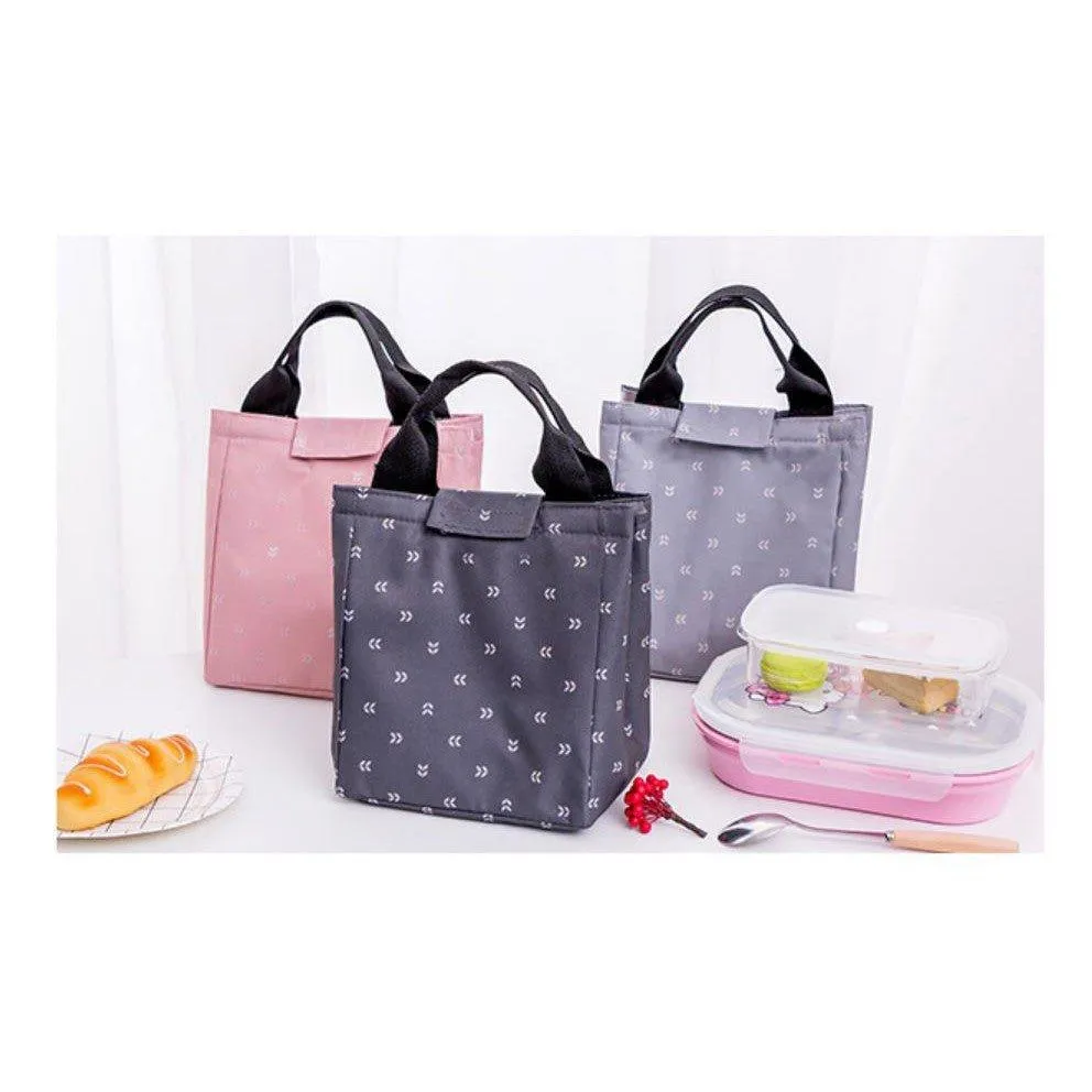 Small Leaves Lunch Box Bag Thickening Insulation Aluminum Foil Thickening Lunch Bag Portable Lunch Box Bag Insulation Bag Insulation Lunch Bag Lunch Bag NP-HTNQR-107