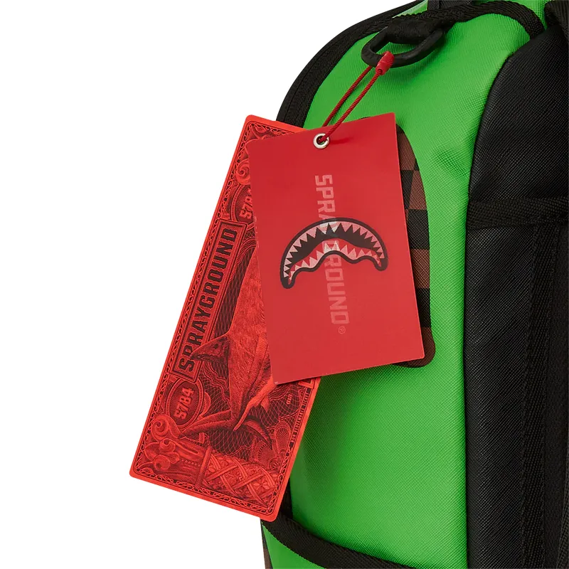 Sprayground - #211 Green Money Bear DLXSV Backpack